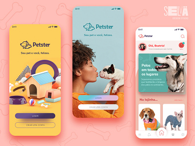Petster Mobile app app design interface interfacedesign ui