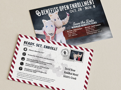 Benefits Enrollment Postcard by Mallory McGuire-Stewart on Dribbble