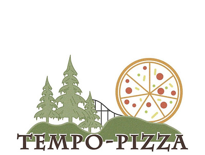 Development of a logo for the family Cafe Pizzeria "TEMPO-PIZZA" animation app branding design graphic design icon illustration logo ui vector