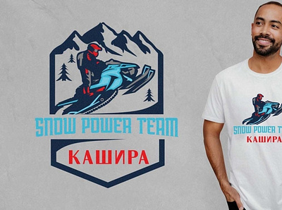 Logo redesign for Kashira Snow Power Team animation branding design graphic design illustration logo vector