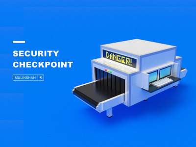 security checkpoint 3d ui