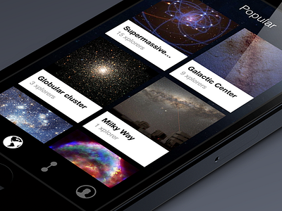 What the world is exploring app explorers feed galaxies ios iphone popular social space tiles trending
