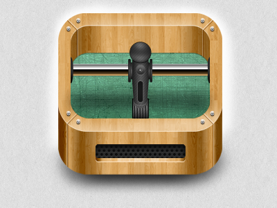 Foosball app foosball icon ios wood