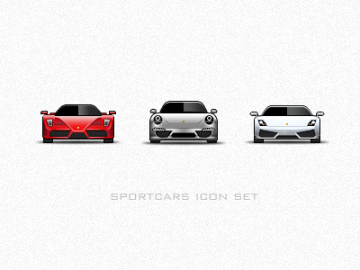 Sports Cars icon set