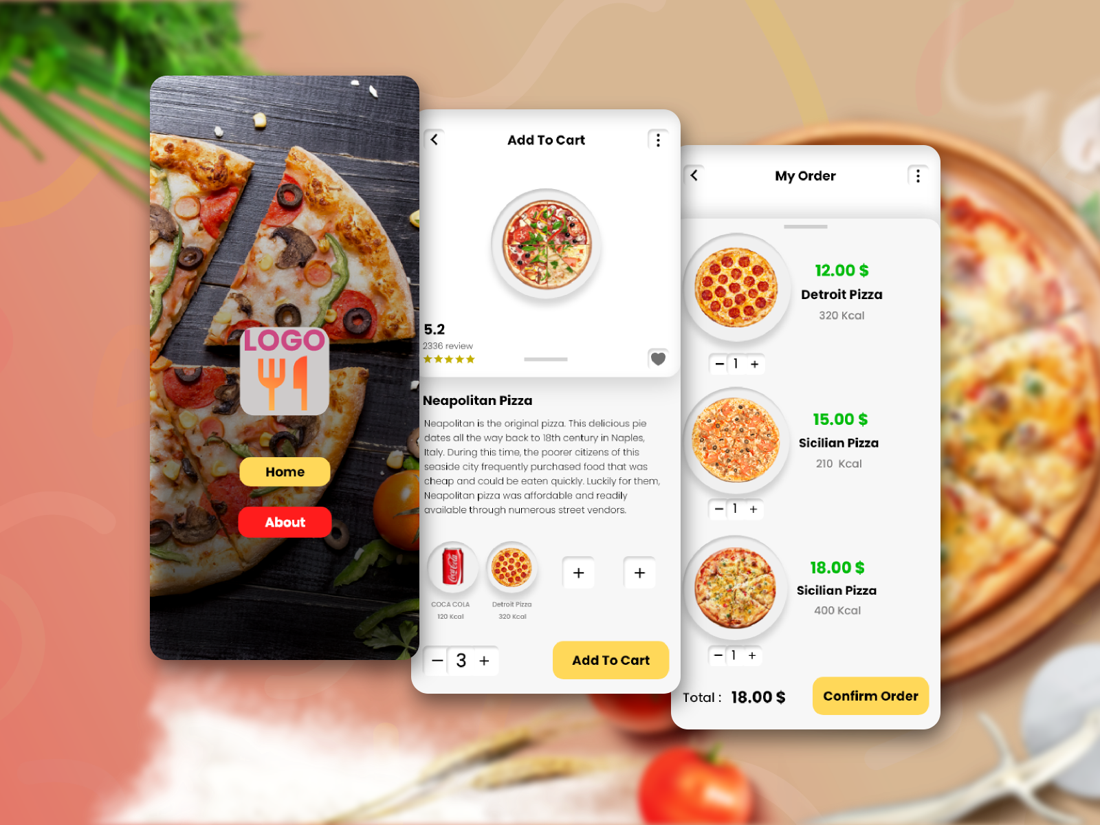 New Project Pizza Restaurant by Abdalla Qeshta on Dribbble