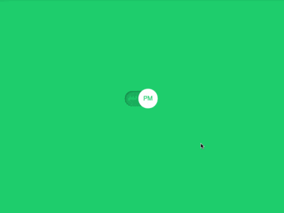 AM/PM Time Switch am pm animate codepen gif interaction switch toggle