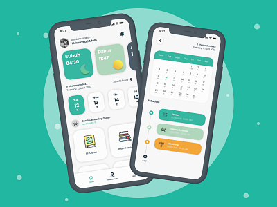 Schedule-Ramadan Kareem App android app branding concept design idea illustration kareem logo prayer ramadan typography ui ux vector