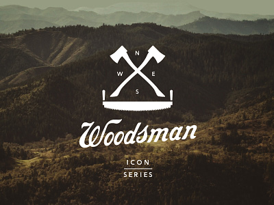Woodsman Icon Series axe axes camping hand tool hand tools icon iconography icons industrial outdoors resource series set tool tools wood woods woodsman