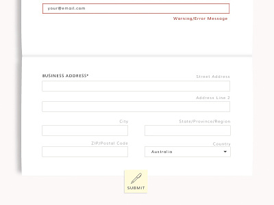 Sign-Up Form button design form minimal monicon sign up submit web