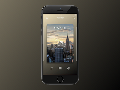 Travelling App - Newyork screen