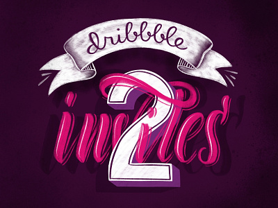 Dribbble invites giveaway 🥳 calligraphy design dribbble dribbble invite handmade font handwriting lettering letters typography