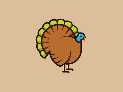 Gobble Gobble Gobble bird brown thanksgiving turkey