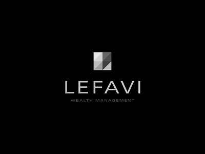 Lefavi Wealth Management geometric l logo management monogram wealth wealth management