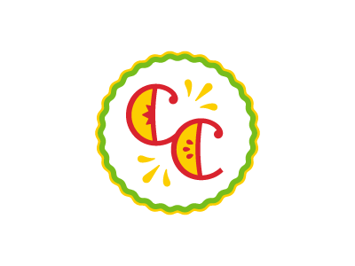 CC Monogram badge c cc color crest fruit monogram