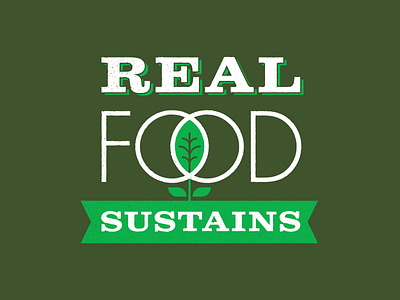 Unused T-shirt Design banner food green leaf natural real sustains t shirt