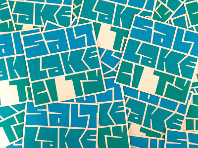 SLC Stickers salt lake city slc sticker ut utah