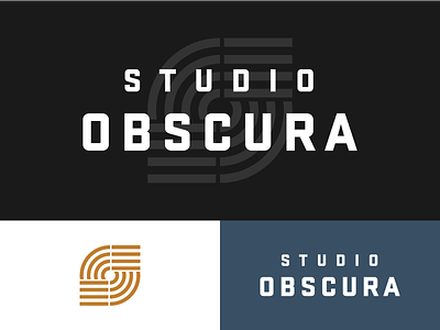 Studio Obscura brand jibe logo obscura photography studio