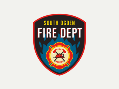 South Ogden Fire Dept. Patch (1) city department embroidery fire ogden patch south ut utah