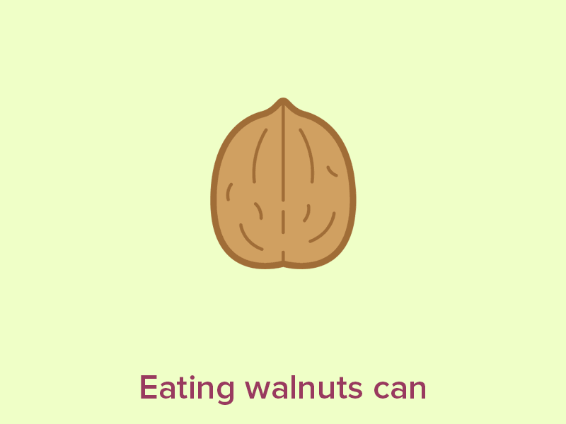 Eating Walnuts animation cute food health healthy nuts walnuts