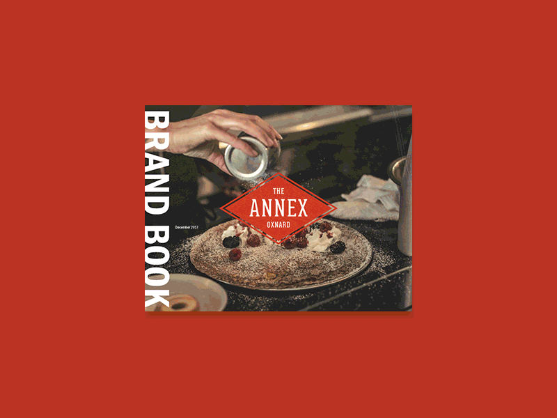 The Annex Brand Book book brand guidelines logo red style guide