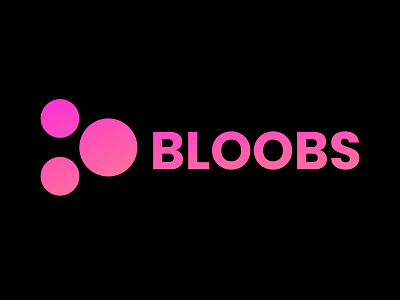 Bloobs Logo 2d 3d adobe illustrator brand design branding business circle design design logo graphic design logo mobile apps mobile apps design mobile design poster design print