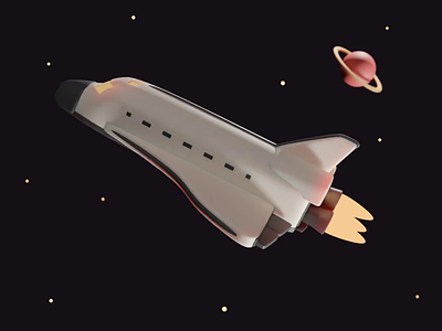 SPACE 3d 3d art art blender design flames fly glow illustration nasa planet render ship space spaceship stars