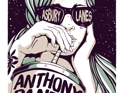 Anthony Raneri Asbury Lanes gig poster