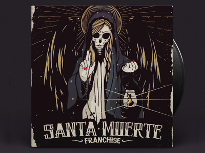 Final Franchise Cover Art album band illustration music record santa muerte sugarskull