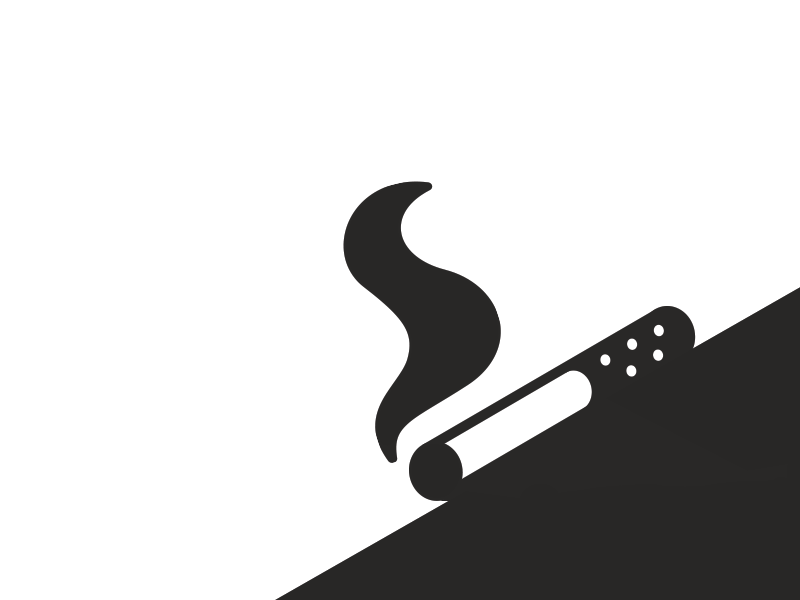 Smokes animation black and white cigarette gif illustration photoshop smoke