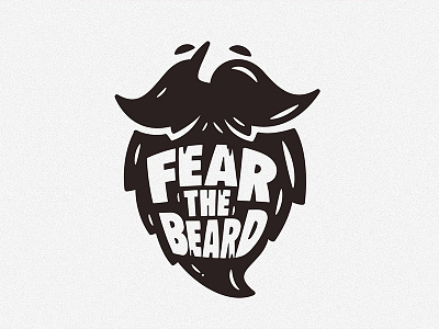 Beard shirt for charity beard font illustration logo man mustache print shirt sticker typography