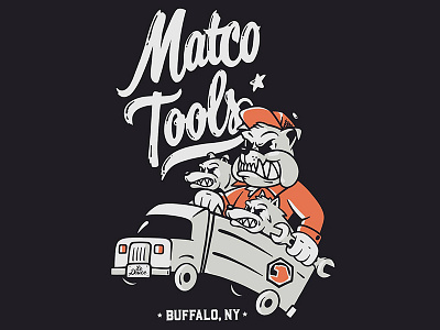 Matco Shirt art branding car cars cartoon character design illustration logo matco print retro shirt tools truck trucks typography vector vintage