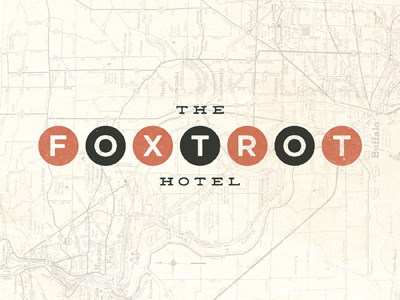 Foxtrot Hotel Logo Color 2 logo typography