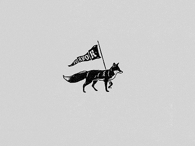 Passion art blackletter character design dog flag fox icon illustration music retro texture typography vintage