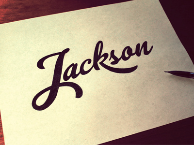 Jackson Logo Type illustration logo typography