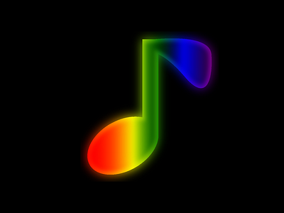 Pride Month Music Logo