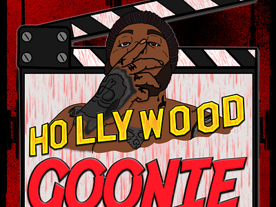 Hollywood Goonie Logo branding design graphic design illustration logo typography
