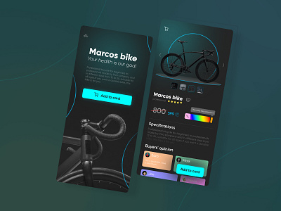 Shop application design app design graphic design ui ux