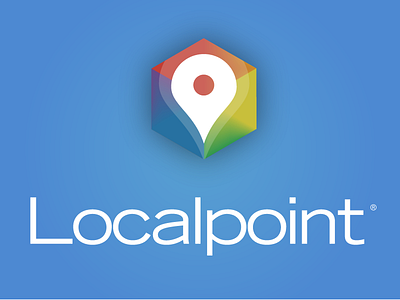 Localpoint Logo Finalist #3 branding illustrator logo design