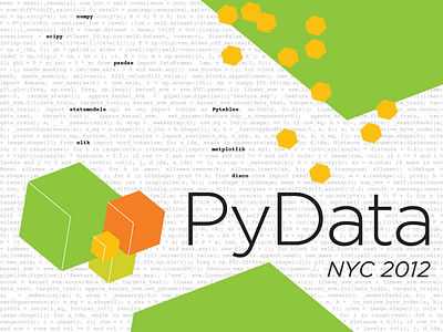 PyData Conference Logo branding conferences illustrator logo