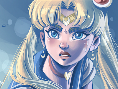 Sailor Moon SPEED PAINT animation art character character design concept art draw drawing illustration sketch sketchbook