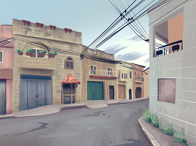 street painting practice concept art draw drawing environment art illustration sketch
