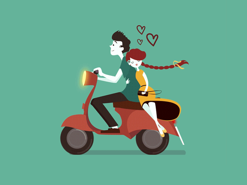 Love animation animotion character couple drawing duik frame by frame gif heart love motion graphics rigging