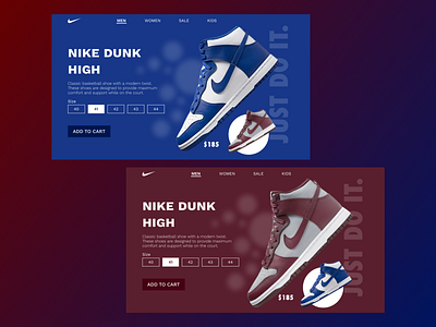 Nike Shoes Shop (red/blue)