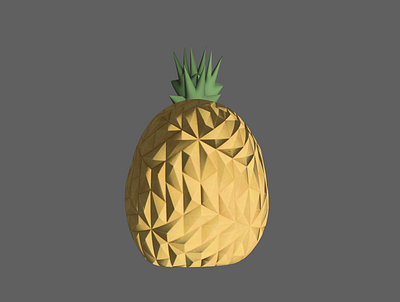 3D Pineapple 3d design fruit illustration