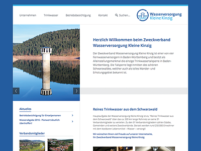 ZVWKK website clean desktop flat homepage layout menu slider web webdesign website