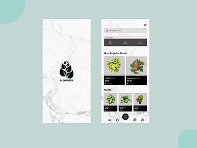 Plants app design