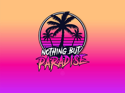 Nothing But Paradise Logo ai app branding businesslogo design icon illustration logo ui vector
