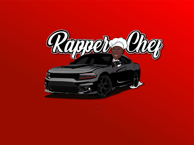 Rapper Chef Logo ai app branding businesslogo design icon illustration logo ui vector