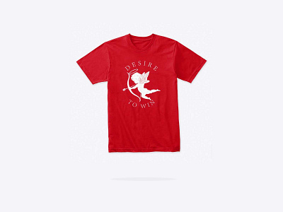 Desire To Win T-Shirt Design 3d animation graphic design logo motion graphics tshirt ui