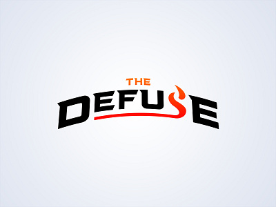 The Defuse brand branding defuse design esports flame gaming icon identity illustration letters logo logotype mark minimal stream symbol twitch typogaphy ui
